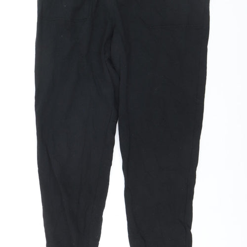 Cozee Home Men's Black Jogger Trousers M Elastic Waist Casual