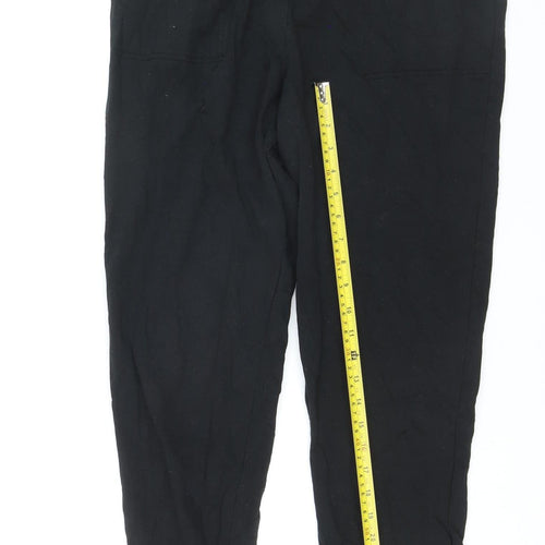 Cozee Home Men's Black Jogger Trousers M Elastic Waist Casual