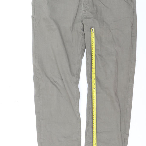Marks and Spencer Men’s Grey Straight Fit Stretch Jeans 40x33