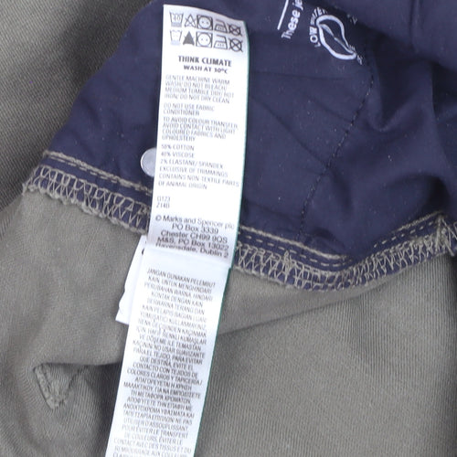 Marks and Spencer Men’s Grey Straight Fit Stretch Jeans 40x33