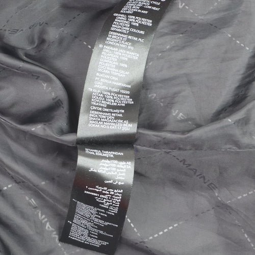 Maine New England Men's Black Quilted Jacket Size 4XL Polyester