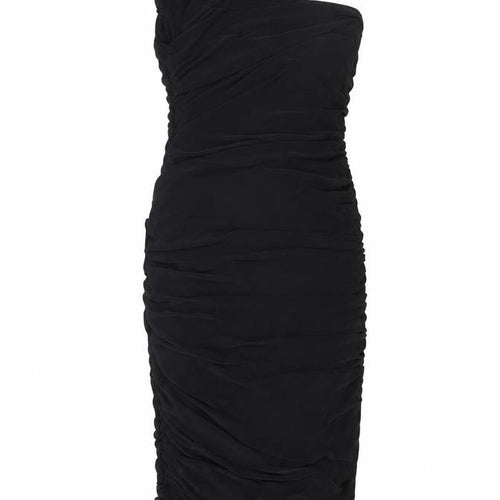 Missguided Women’s Black One Shoulder Bodycon Tall Dress Size 8
