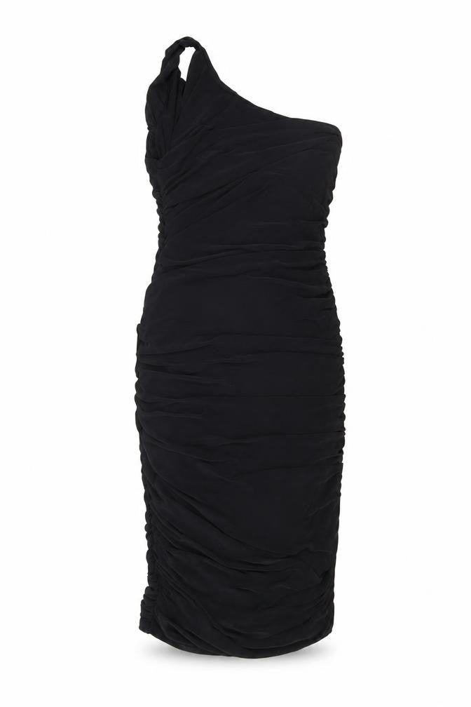 Missguided Women’s Black One Shoulder Bodycon Tall Dress Size 8
