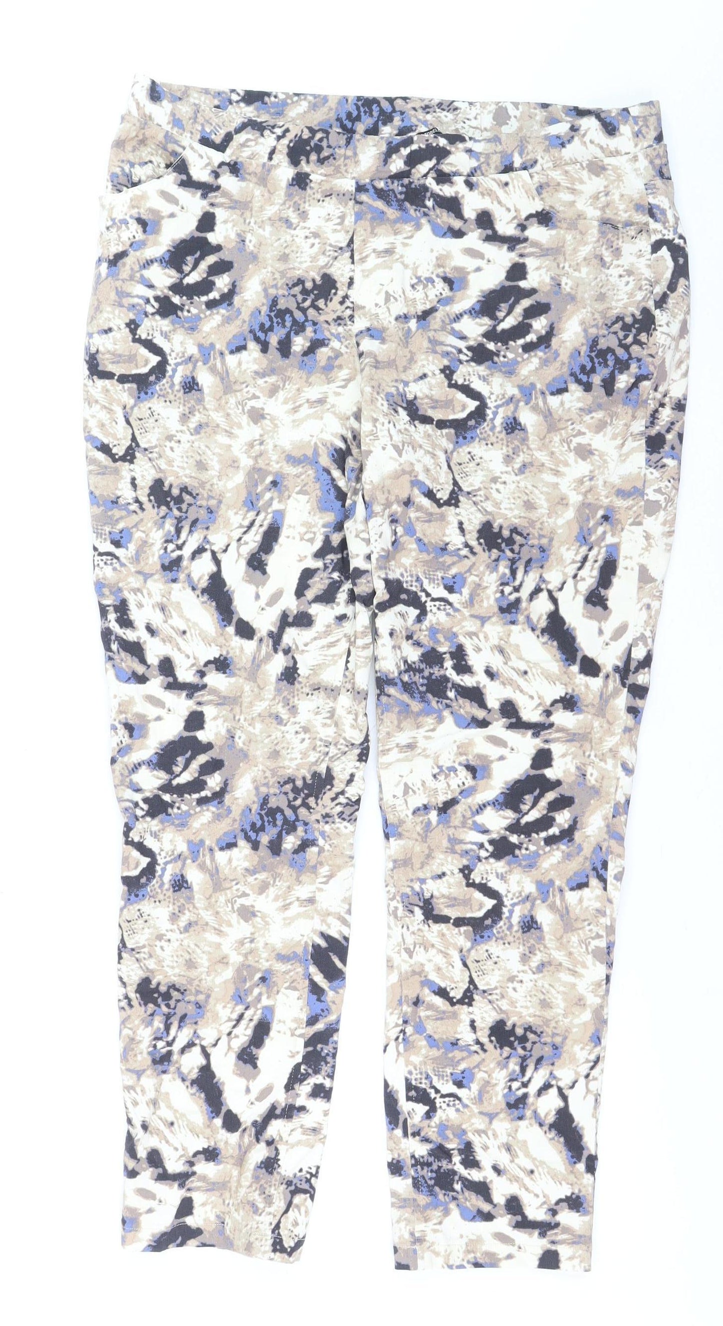 Laura Torelli Women's Multicoloured Stretch Ankle Leggings L