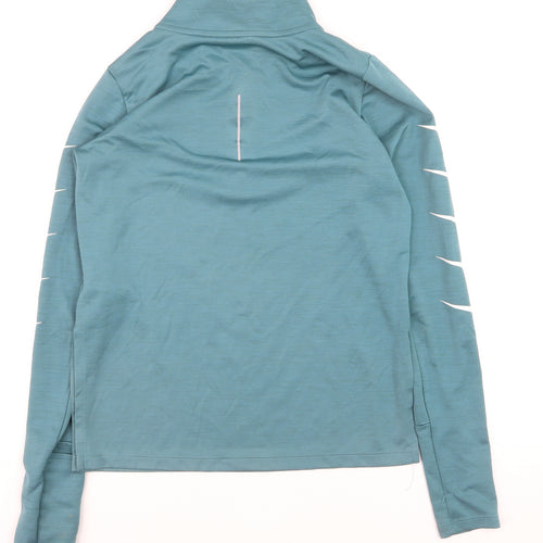 Nike Women's Blue Dri-FIT 1/2 Zip Running Jacket XS