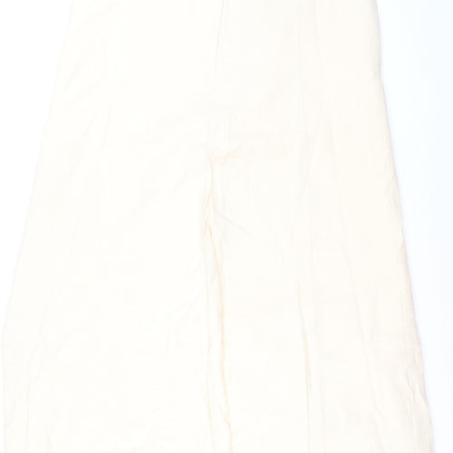 JD Williams Women's Beige A-Line Midi Skirt Size 18