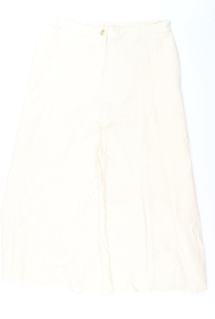 JD Williams Women's Beige A-Line Midi Skirt Size 18