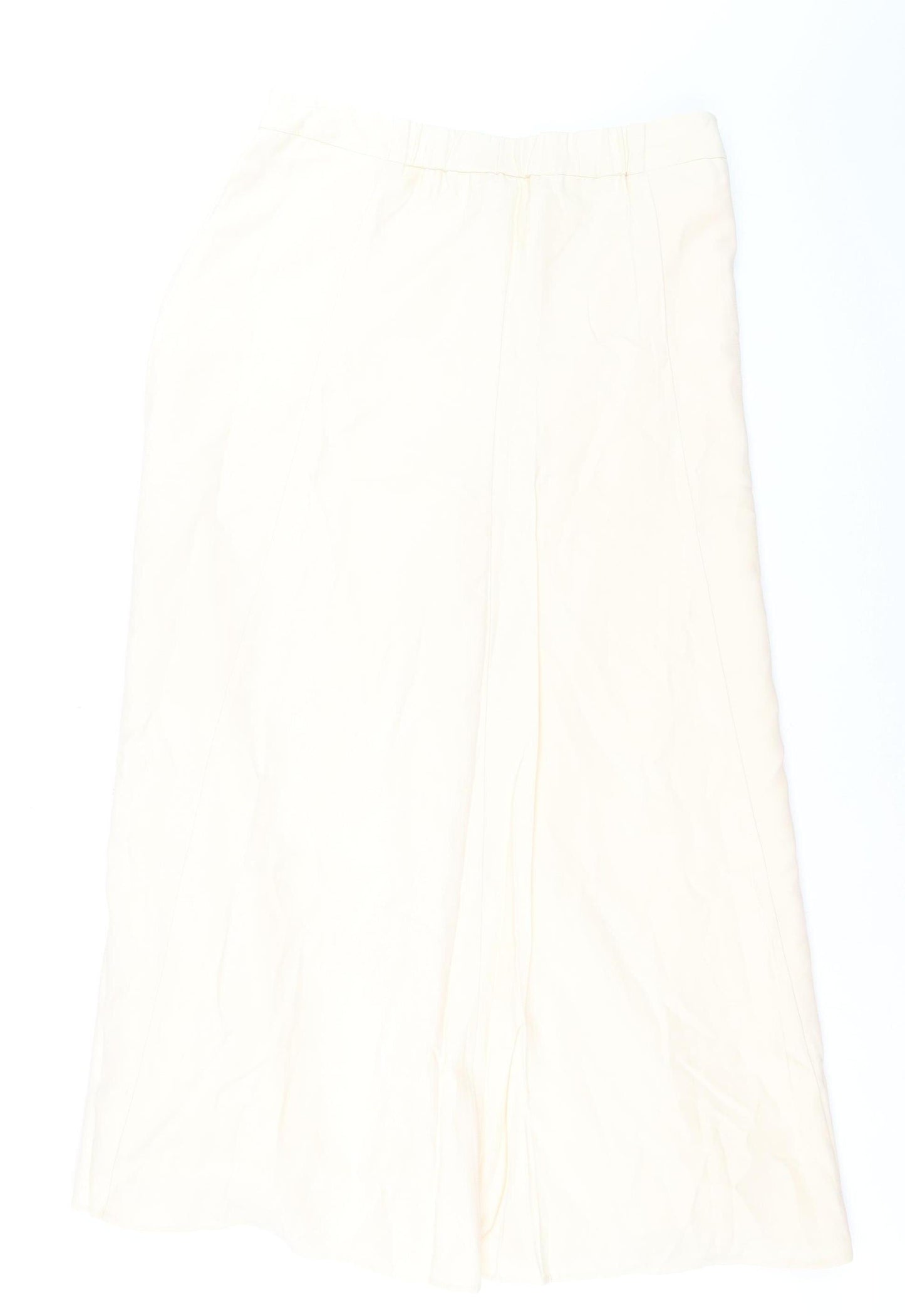 JD Williams Women's Beige A-Line Midi Skirt Size 18