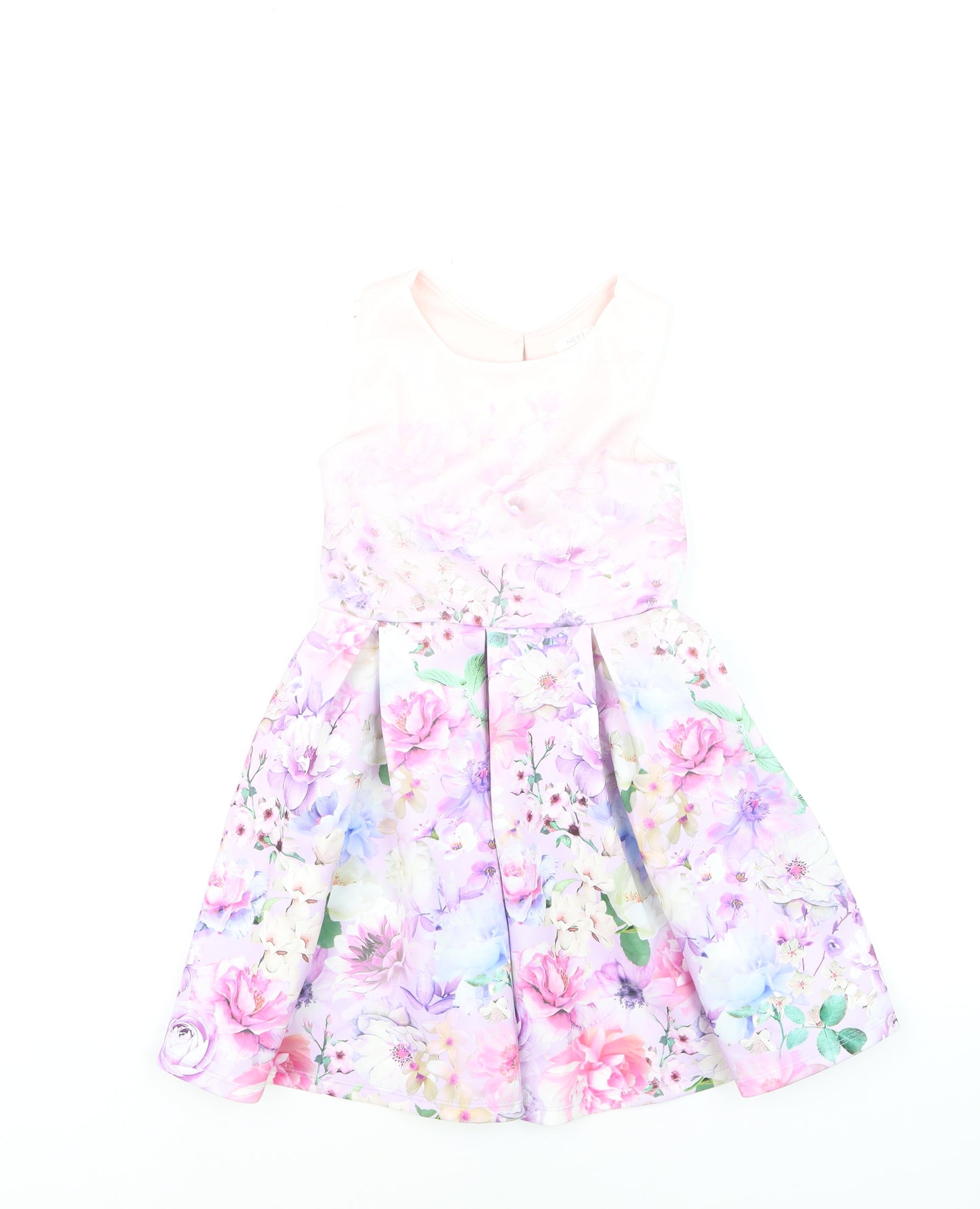 Next Girls Multicoloured Floral Fit & Flare Party Dress 6 Years