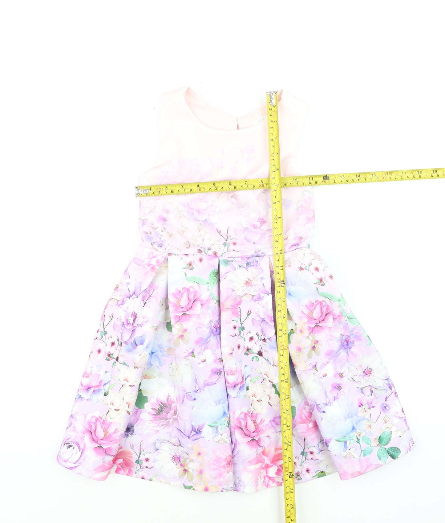 Next Girls Multicoloured Floral Fit & Flare Party Dress 6 Years