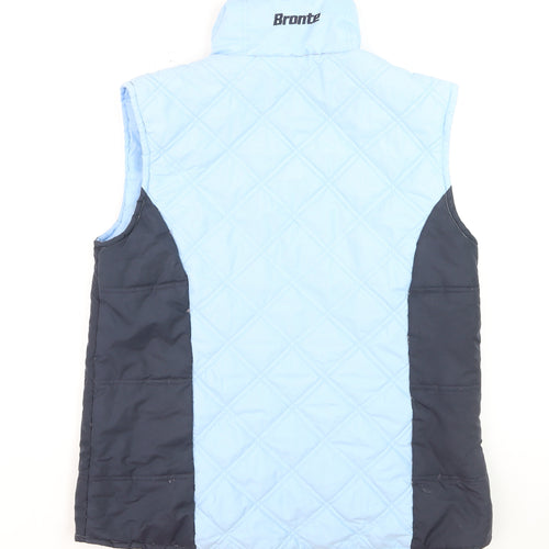 Bronte Men's Blue Quilted Bodywarmer Waistcoat M Outdoor Zip Vest