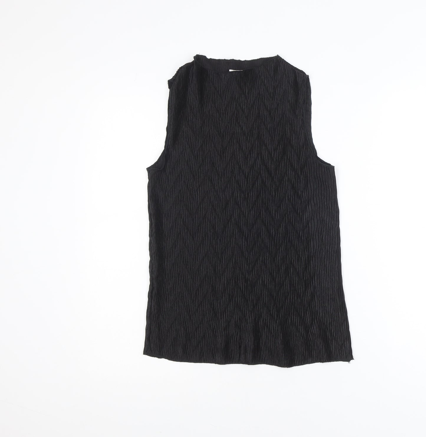 Primark Womens Black Sleeveless Blouse Size 8 Basic Style