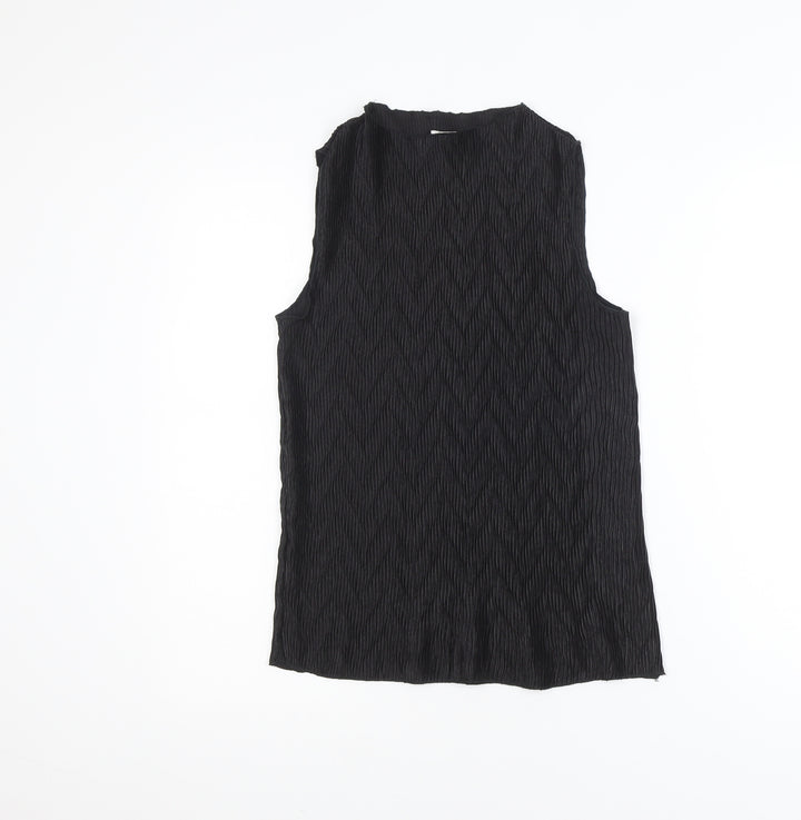Primark Womens Black Sleeveless Blouse Size 8 Basic Style