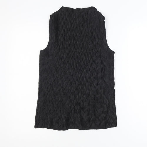 Primark Womens Black Sleeveless Blouse Size 8 Basic Style