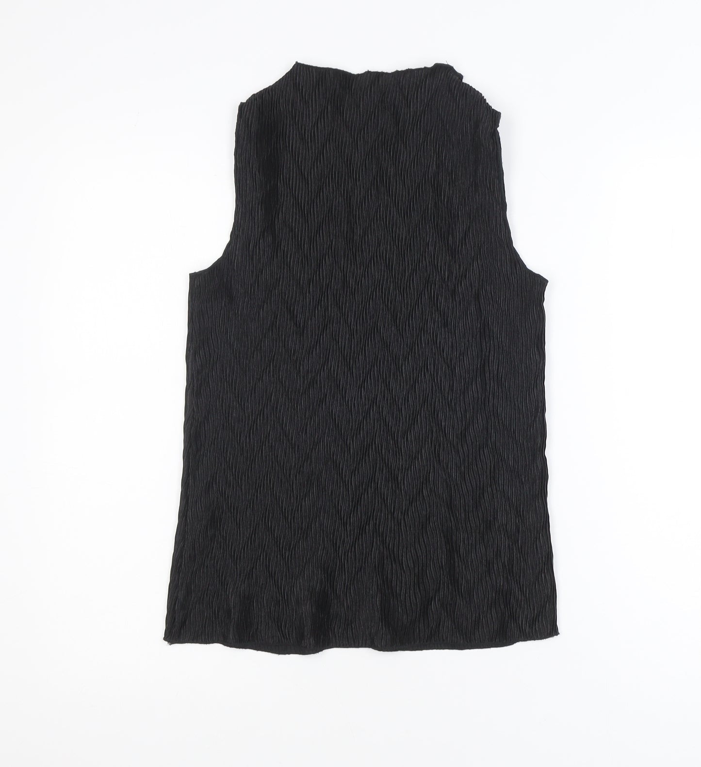 Primark Womens Black Sleeveless Blouse Size 8 Basic Style