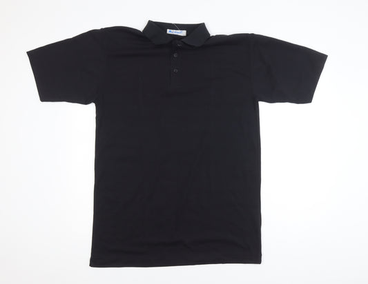 Martinelli by Deejay Men's Black Polo Shirt Size L Short Sleeve