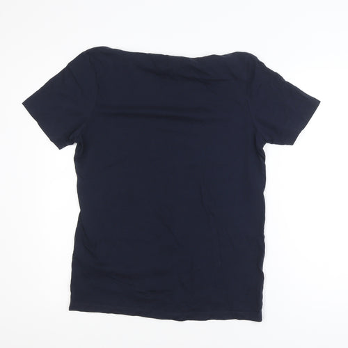 Jack & Jones Men’s Blue Graphic Print Crew Neck T-Shirt L