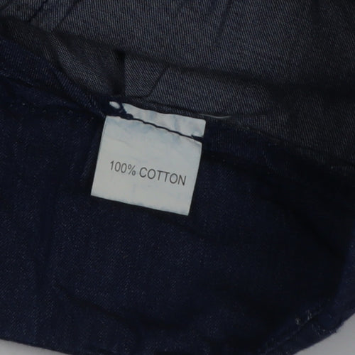 Wilbur The Label Womens Blue Cropped Regular Fit Jeans Size M