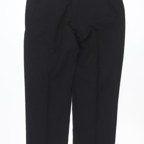 Remus Uomo Men's Black 32S Slim Fit Dress Trousers