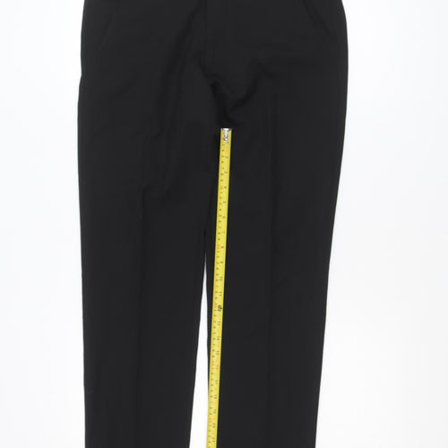 Remus Uomo Men's Black 32S Slim Fit Dress Trousers