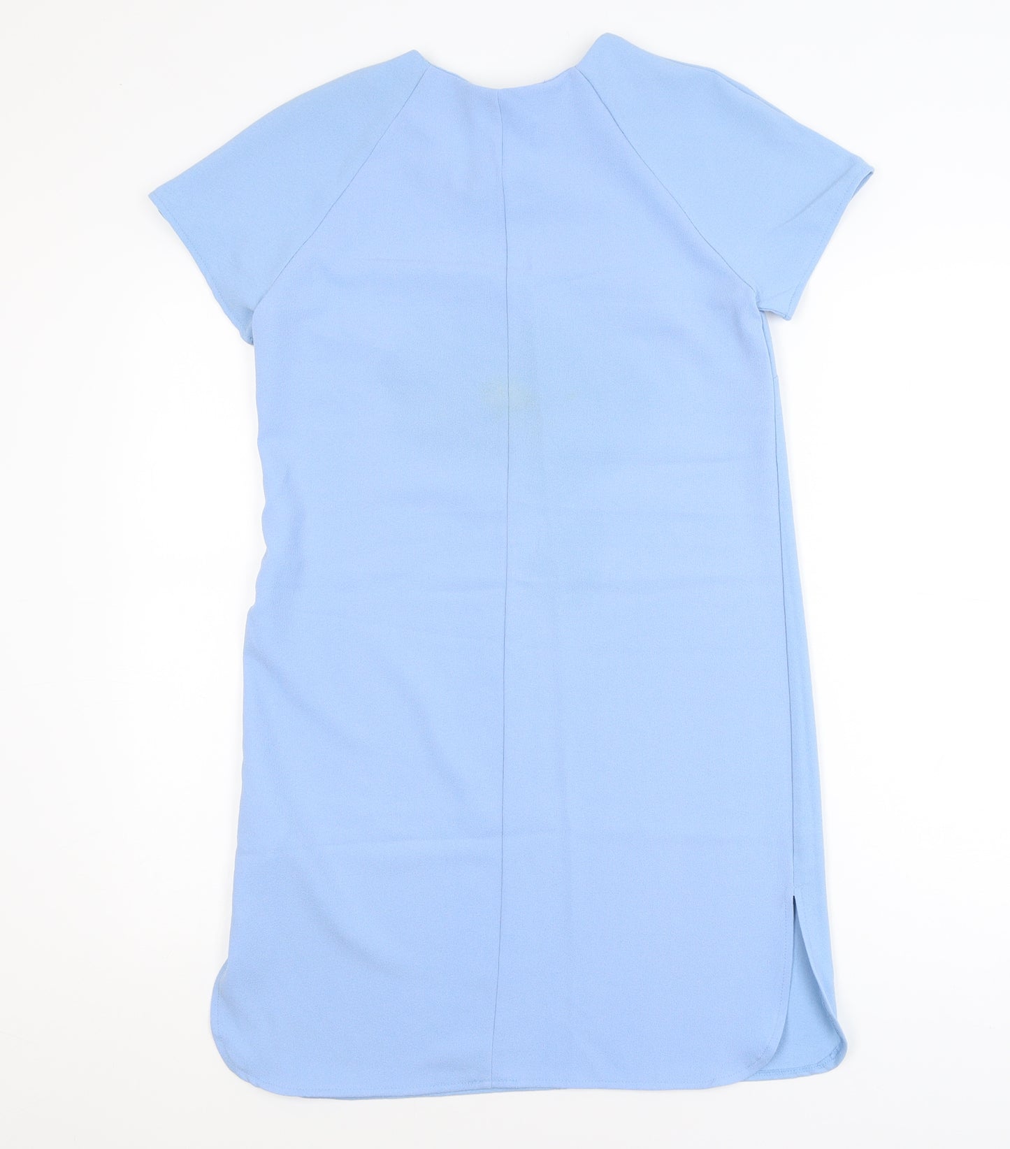 Atmosphere Women Blue Shift Dress Size 10 Short Sleeve Casual