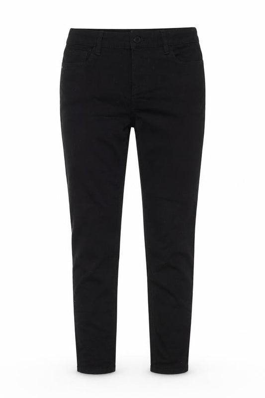 Front view of New Look Teens Black Skinny Stretch Trousers Age 15 170cm