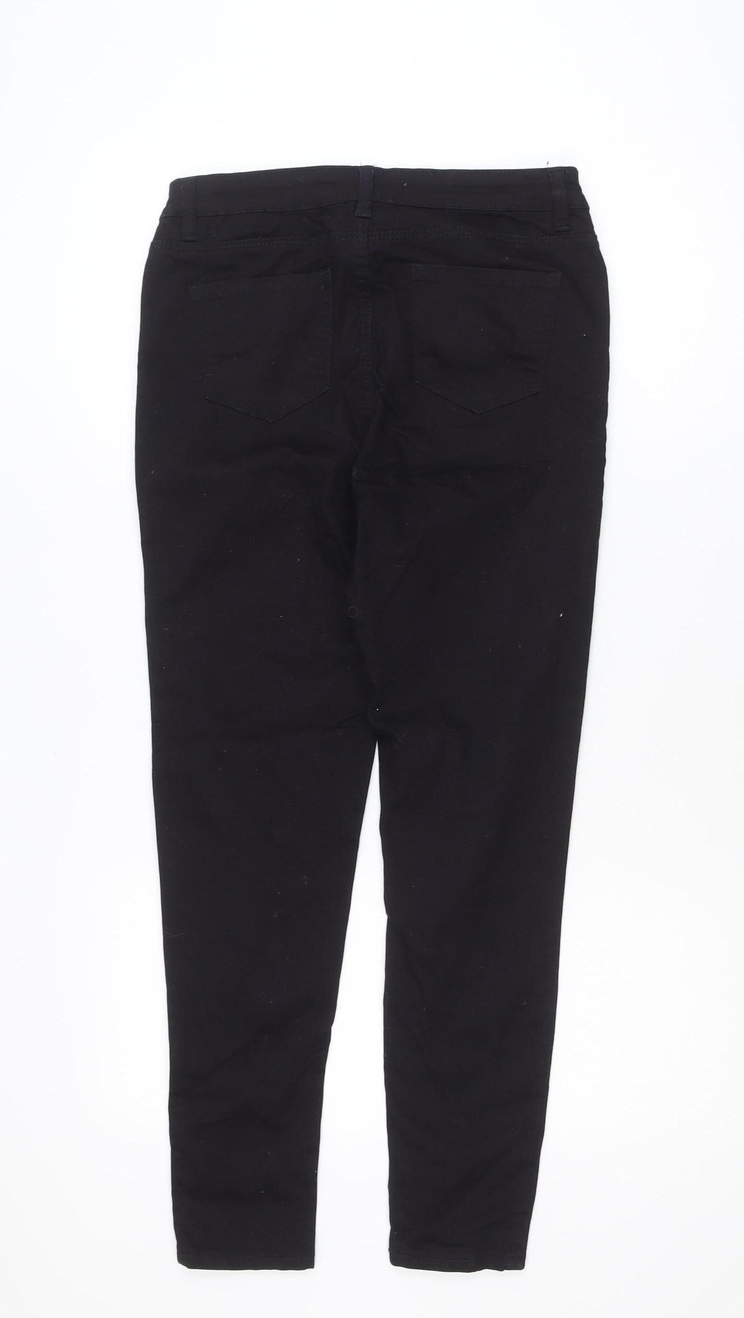 New Look Teens Black Skinny Stretch Trousers Age 15 170cm