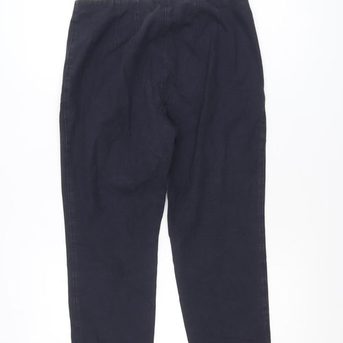 Marc Cain Women's Blue Cotton Chino Trousers Size 12