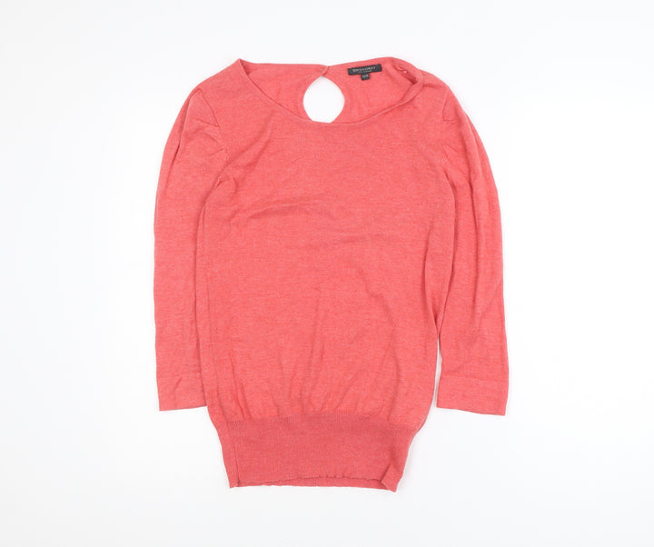 Broadway NYC Fashion Women’s Pink Knit Pullover Jumper Size 12