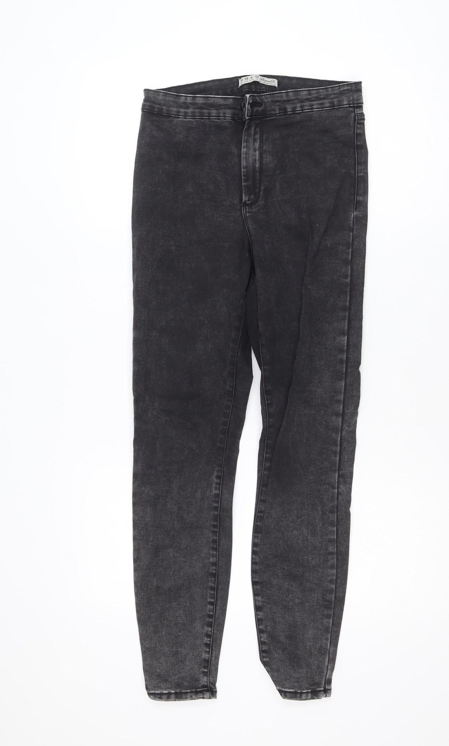 Denim Co. Womens Black Skinny Stretch Jeans Size 10