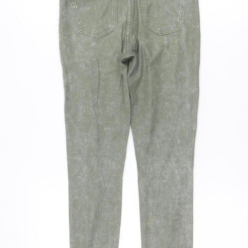 H&M Girls Green Skinny Jeans Size 11-12 Years Stretch Denim Casual