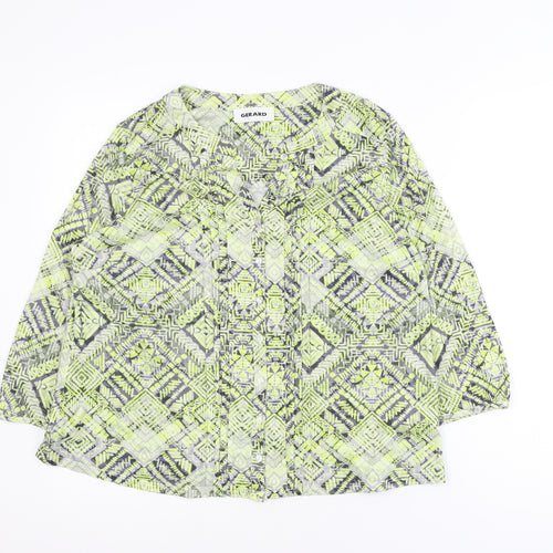 Gerard Women's Multicoloured Geometric Tunic Blouse M