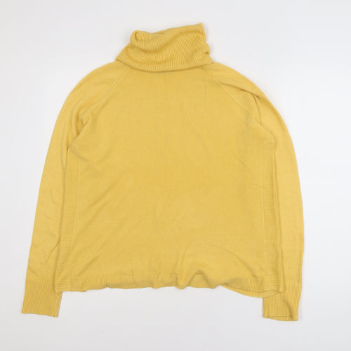 Dunnes Women’s Yellow Roll Neck Acrylic Jumper Size M