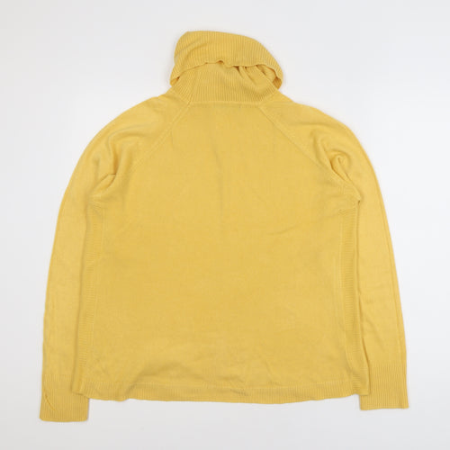 Dunnes Women’s Yellow Roll Neck Acrylic Jumper Size M