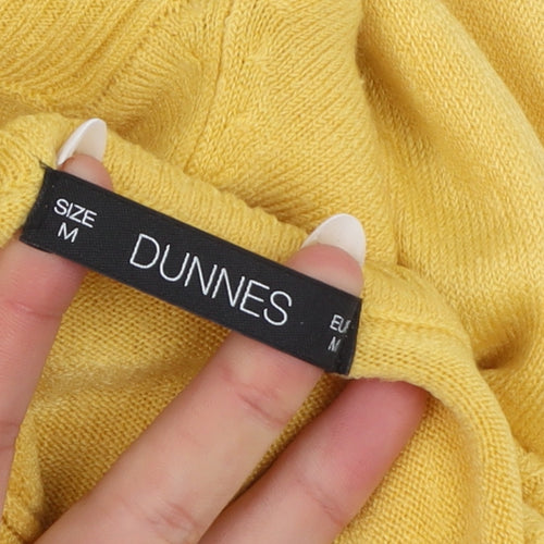 Dunnes Women’s Yellow Roll Neck Acrylic Jumper Size M