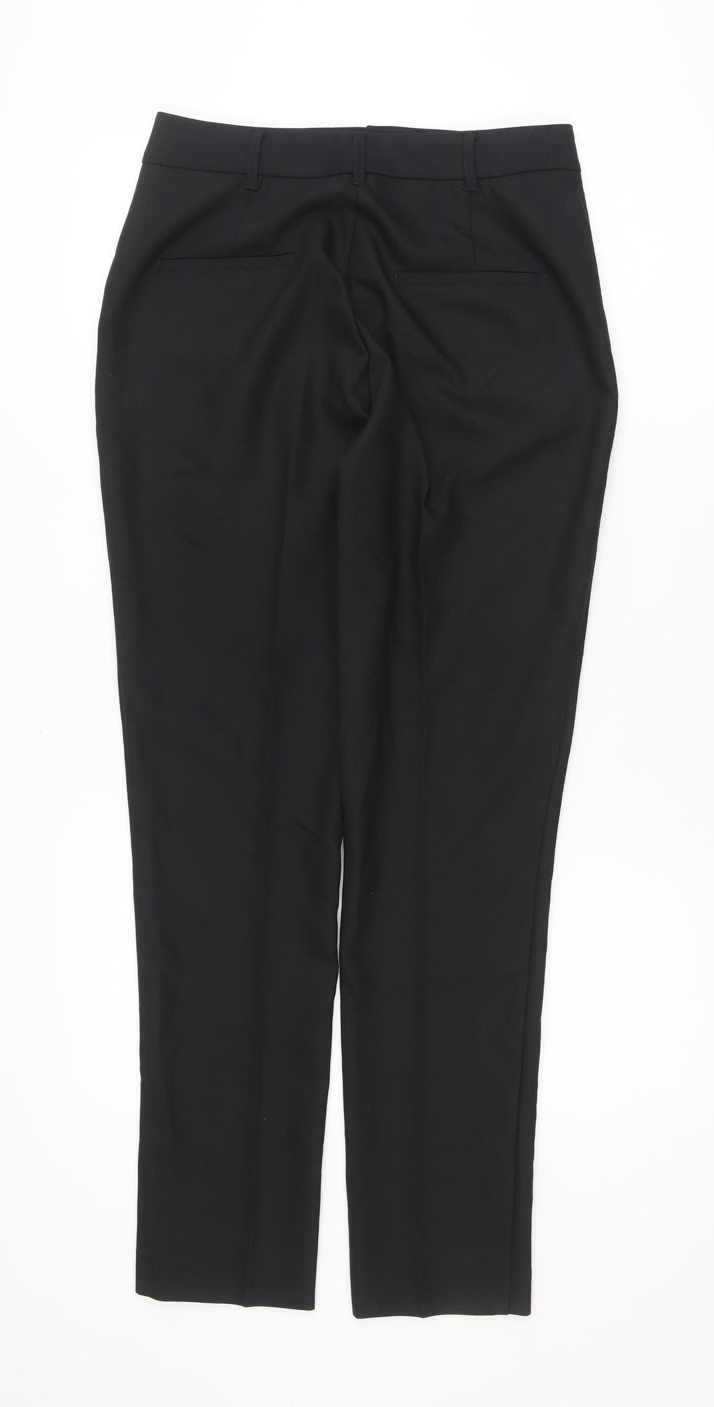 Jansen Amsterdam Men's Black Regular Fit Dress Trousers