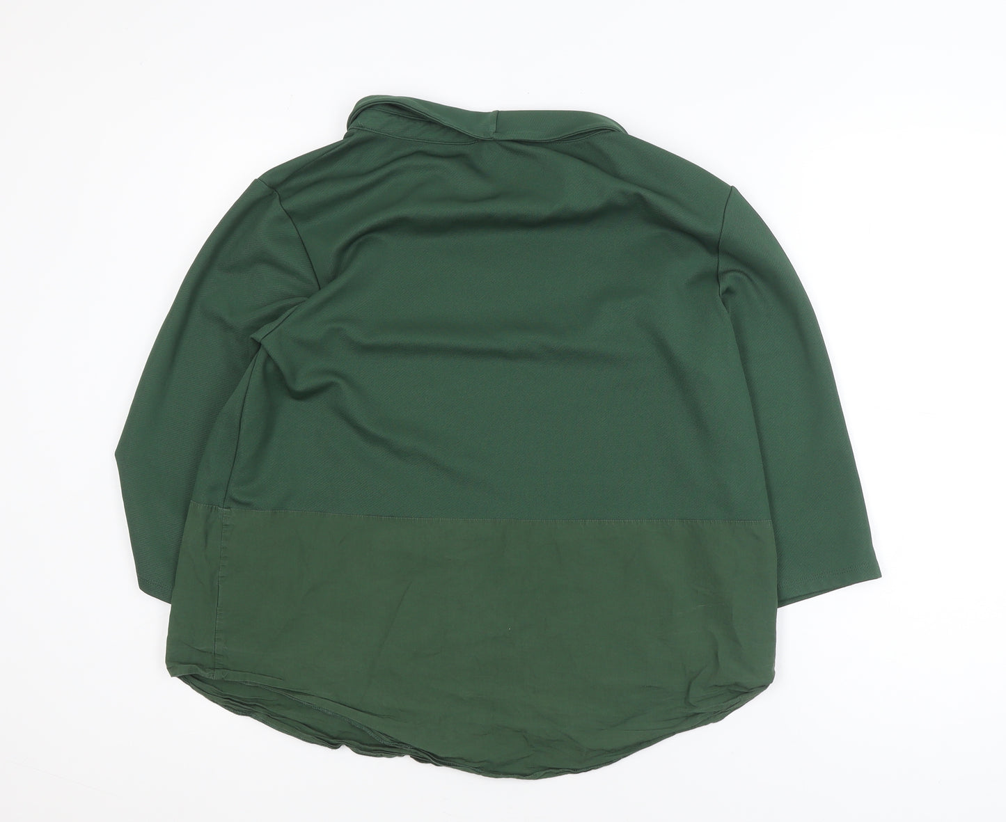 Gallery Women’s Green Cowl Neck Pullover Jumper Size 14