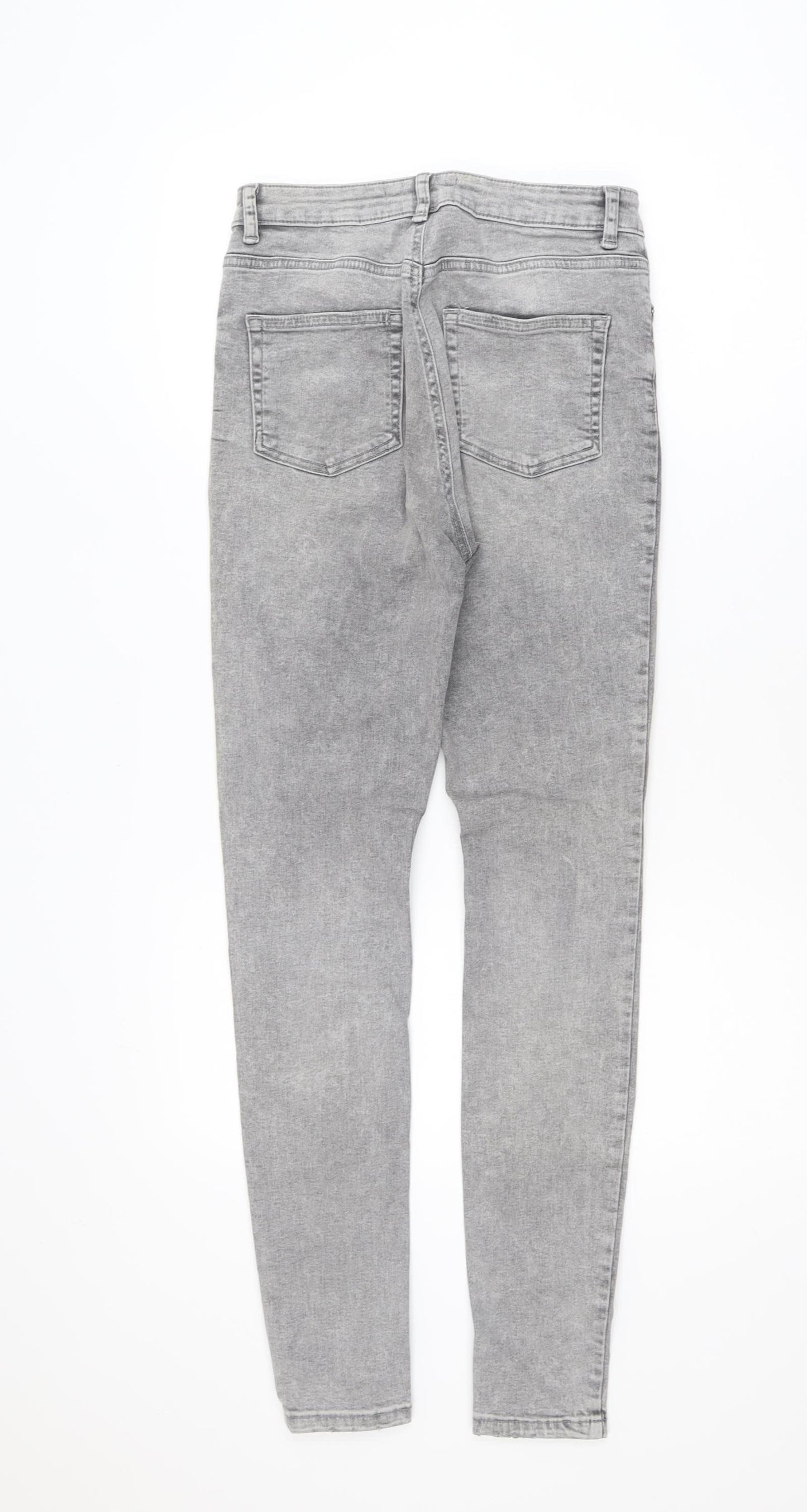 Denim Co Womens Grey Skinny Stretch Jeans Size 10