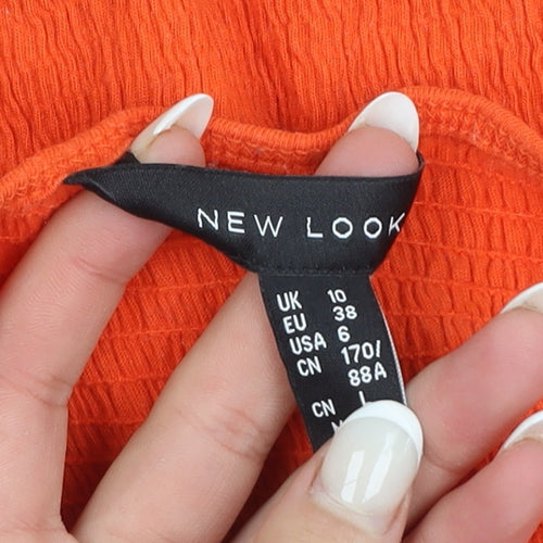New Look Women’s Orange Camisole Tank Top UK 10