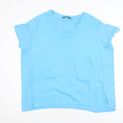 Dunnes Men’s Blue V-Neck Short Sleeve T-Shirt Size XL