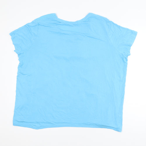 Dunnes Men’s Blue V-Neck Short Sleeve T-Shirt Size XL