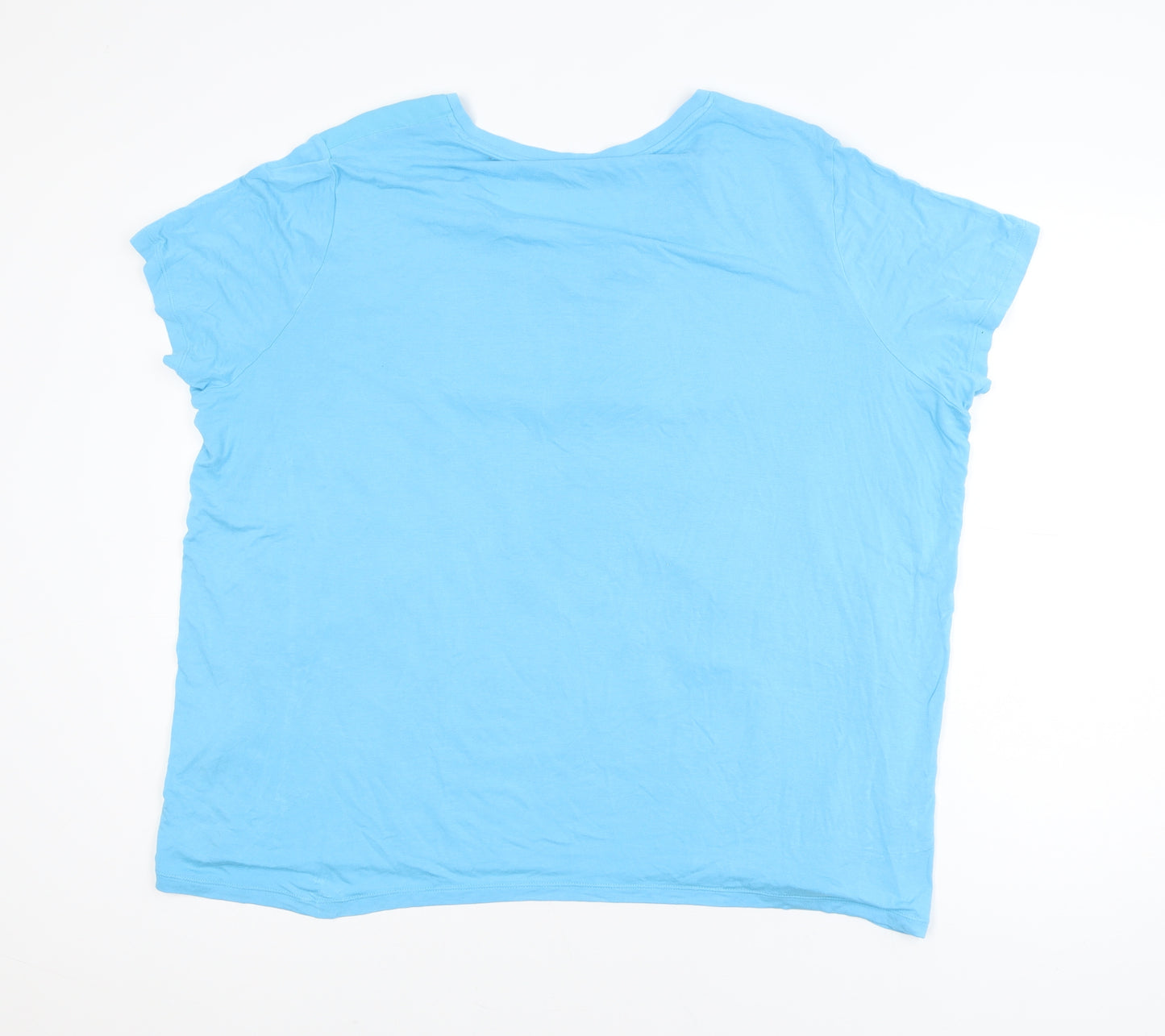 Dunnes Men’s Blue V-Neck Short Sleeve T-Shirt Size XL