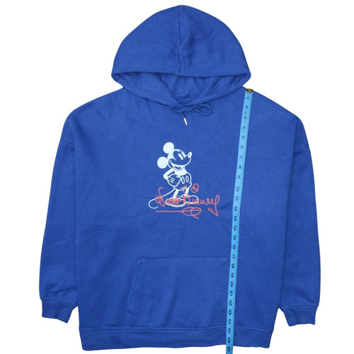 Disney at Primark Blue Mickey Mouse Men's Pullover Hoodie Size L