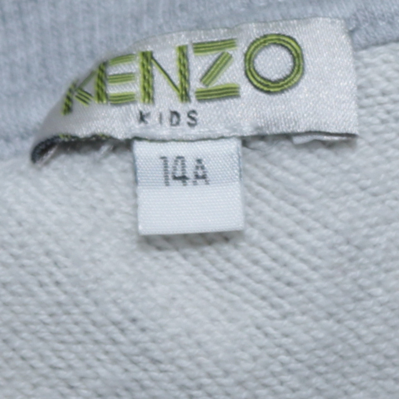 Kenzo Kids Grey Embroidered Tiger Sweatshirt Boys 14 Years Regular Fit