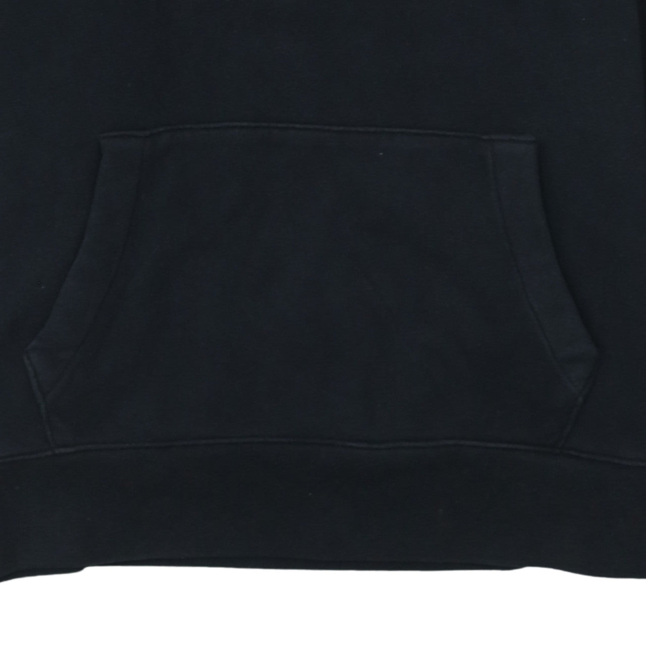 Hollister Men's Black L Pullover Hoodie with Logo and Kangaroo Pocket