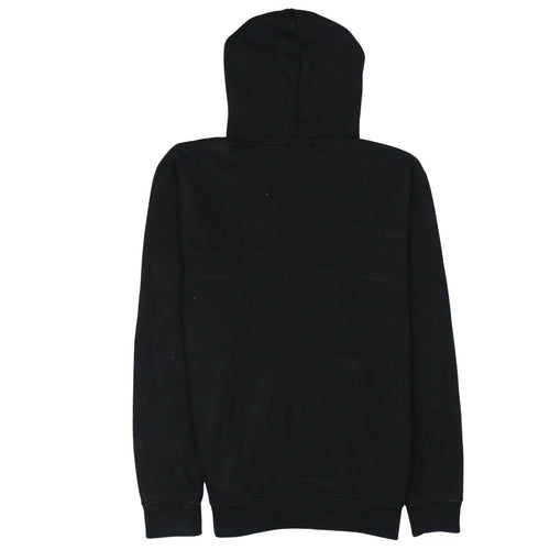 boohooMAN Men's Black Small Pullover Hoodie with Logo