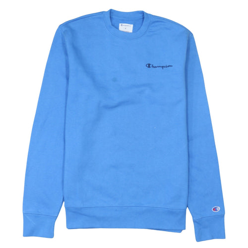 Champion Elite Blue Cotton Blend Women's Sweatshirt M Pullover Crew Neck