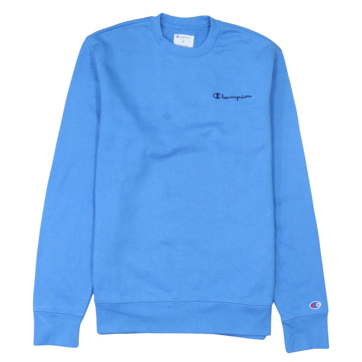 Champion Elite Blue Cotton Blend Women's Sweatshirt M Pullover Crew Neck