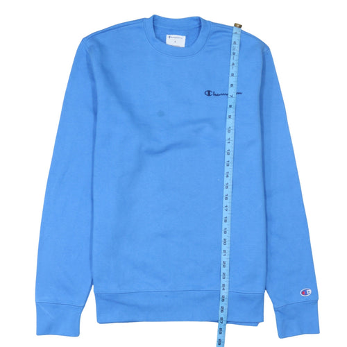 Champion Elite Blue Cotton Blend Women's Sweatshirt M Pullover Crew Neck
