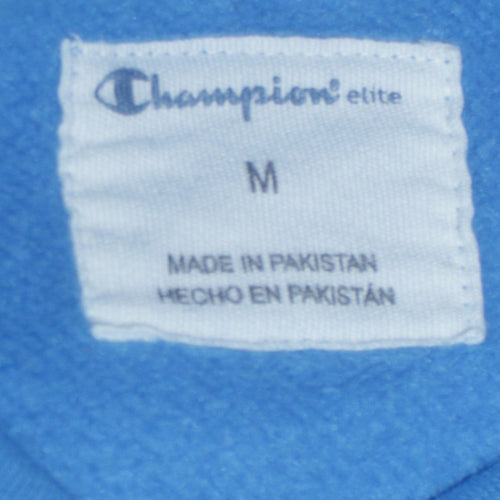 Champion Elite Blue Cotton Blend Women's Sweatshirt M Pullover Crew Neck
